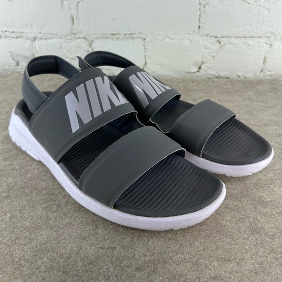 Nike Shoes Nike Tanjun Sport Sandals In Gray White Womens Size Euc Poshmark